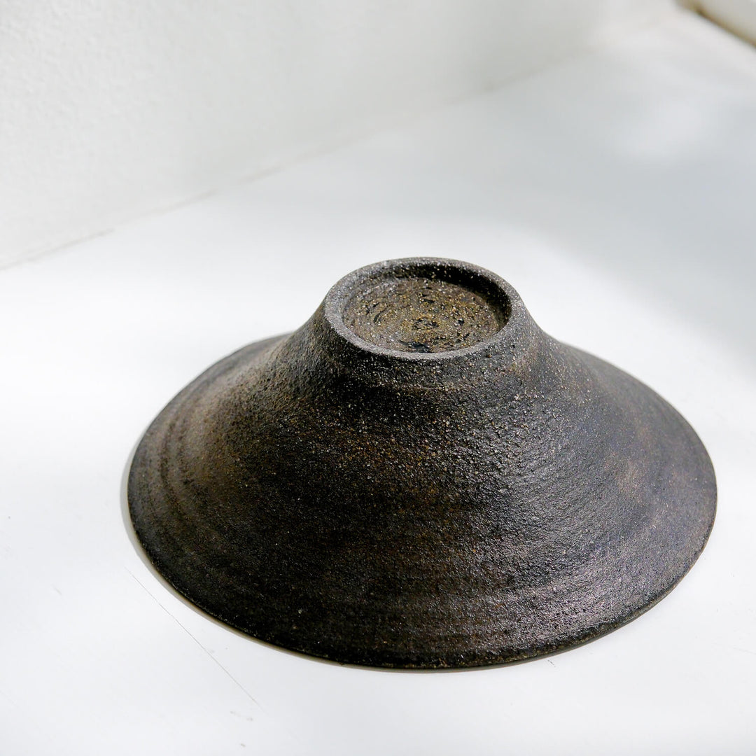 Toru Kikuchi, Schale, flach | japanische Keramik (KT27)