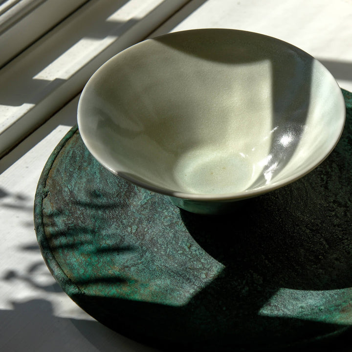 Toru Kikuchi, Schale | japanische Keramik, weiß (KT29)