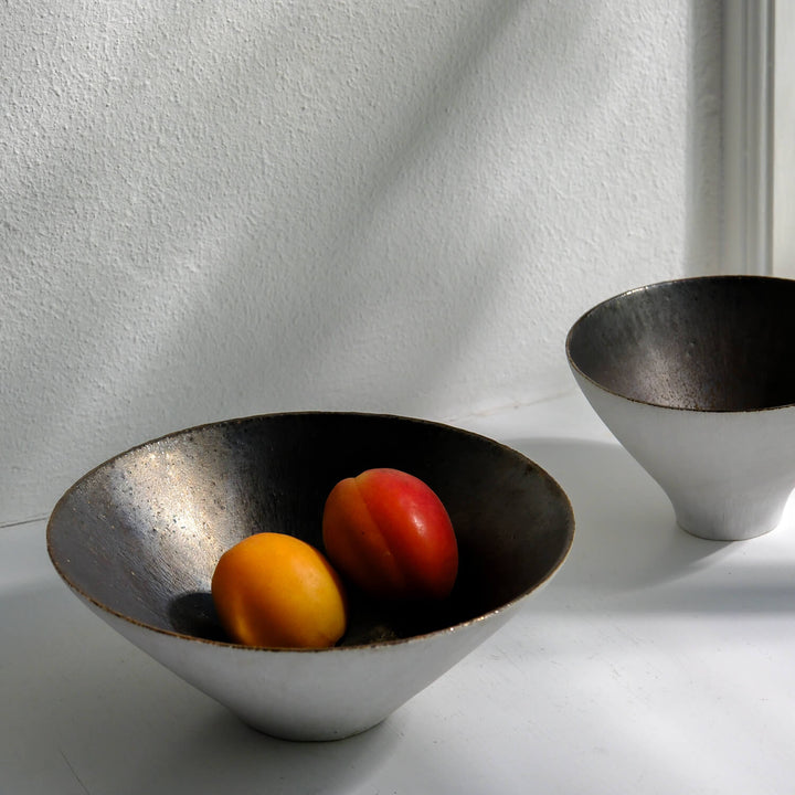 Toshifumi Tashiro, Schale gerade, weiß |  japanische Keramik aus Mashiko (TT03)