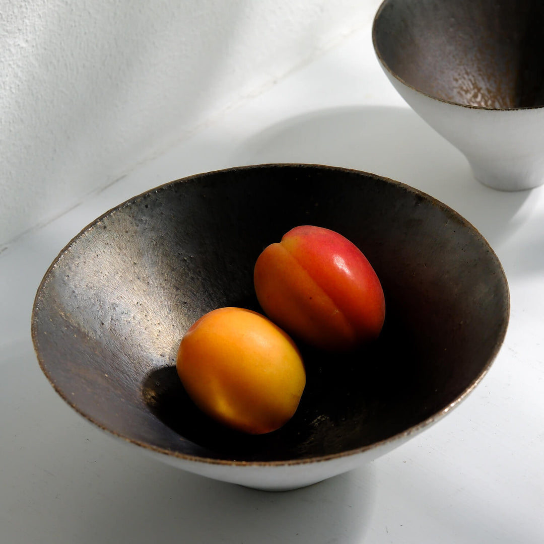 Toshifumi Tashiro, Schale gerade, weiß |  japanische Keramik aus Mashiko (TT03)