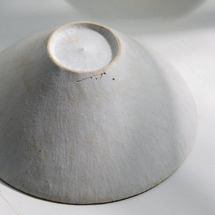 Toshifumi Tashiro, Schale gerade, weiß |  japanische Keramik aus Mashiko (TT03)