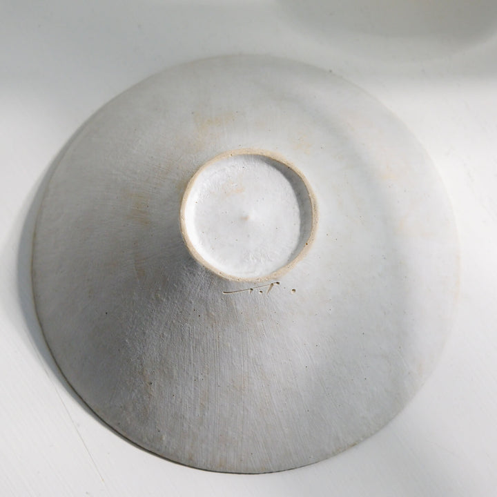 Toshifumi Tashiro, Schale gerade, weiß |  japanische Keramik aus Mashiko (TT03)