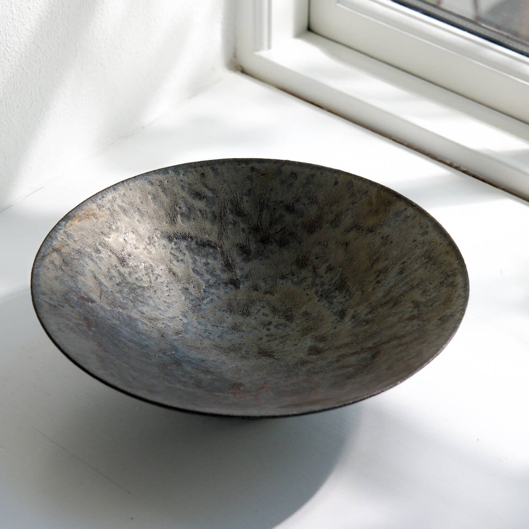 Toshifumi Tashiro, Schale | japanische Keramik aus Mashiko, schwarz (TT19)