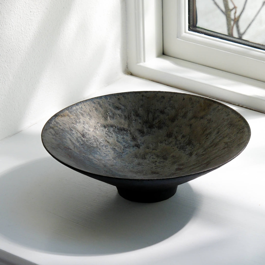 Toshifumi Tashiro, Schale | japanische Keramik aus Mashiko, schwarz (TT19)