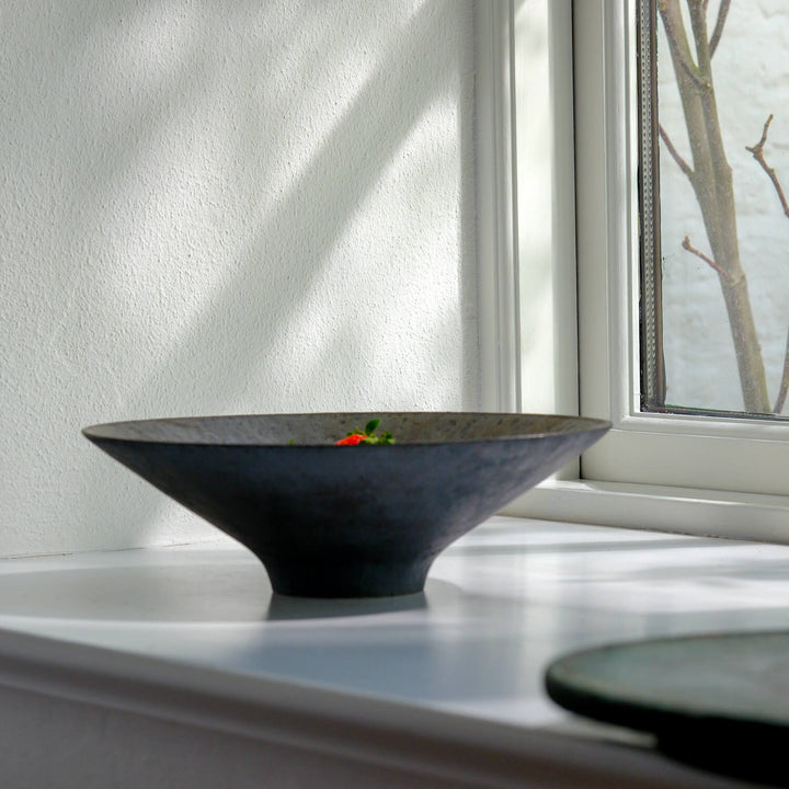 Toshifumi Tashiro, Schale | japanische Keramik aus Mashiko, schwarz (TT19)