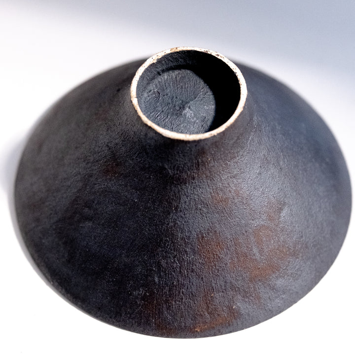 Toshifumi Tashiro, small bowl, black | Japanese ceramics (TT06)