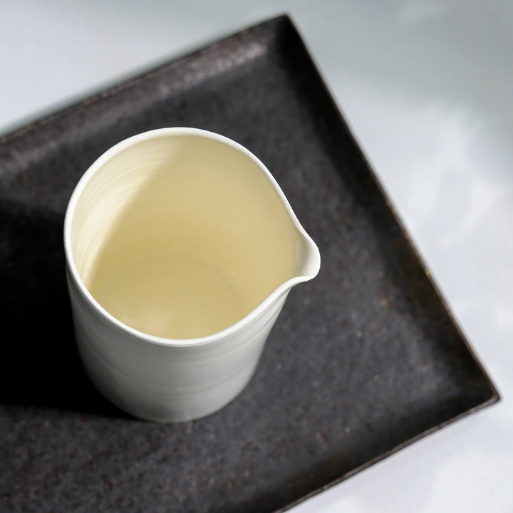 Wakahiko Ishikawa, Jug, Japanese Ceramics, White (WI04)