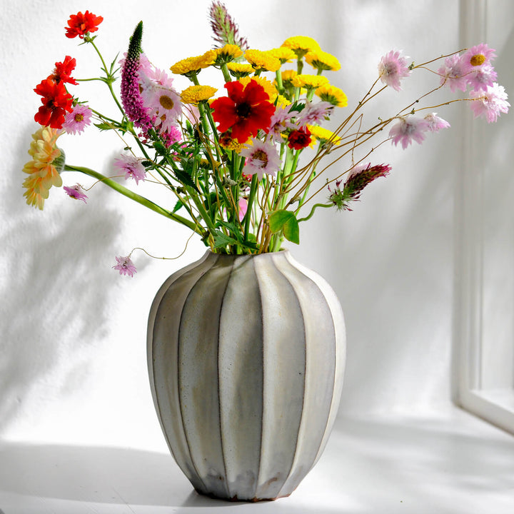 Yumiko Shimoya, Vase, japanische Keramik | Mentori (YS26)