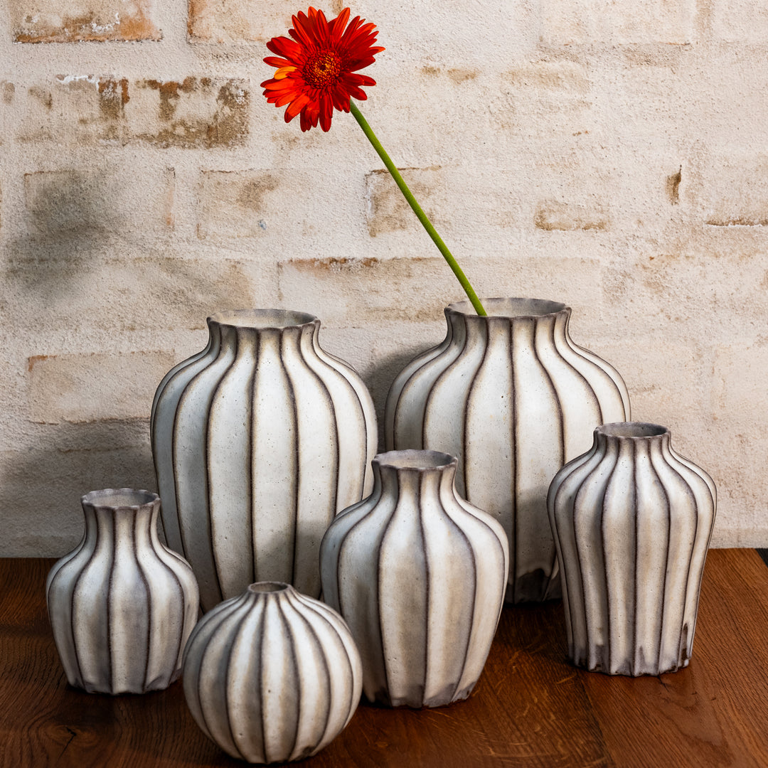 Yumiko Shimoya, Vase, jap. Keramik | Shinogi (YS07)