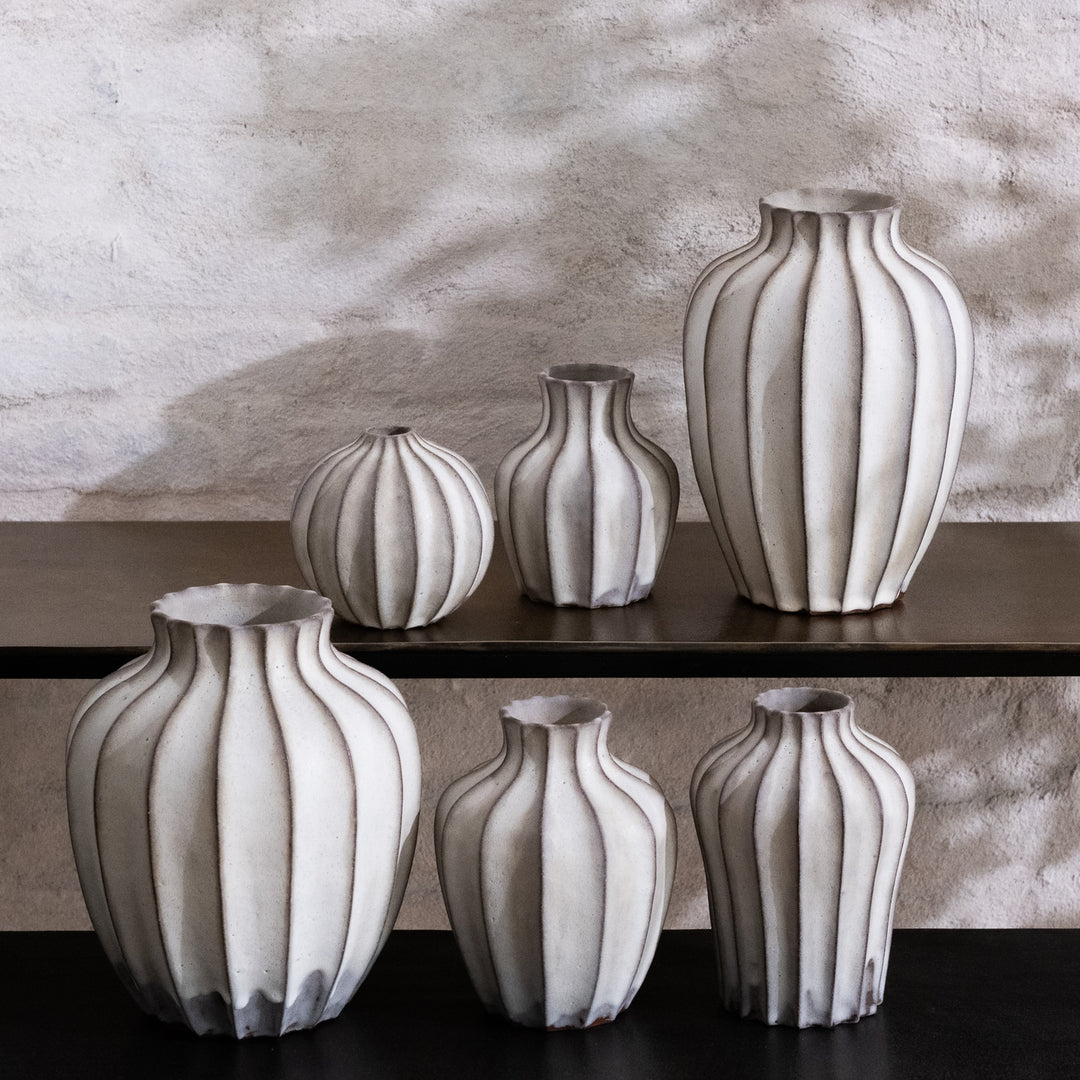 Yumiko Shimoya, Vase, jap. Keramik | Shinogi (YS07)