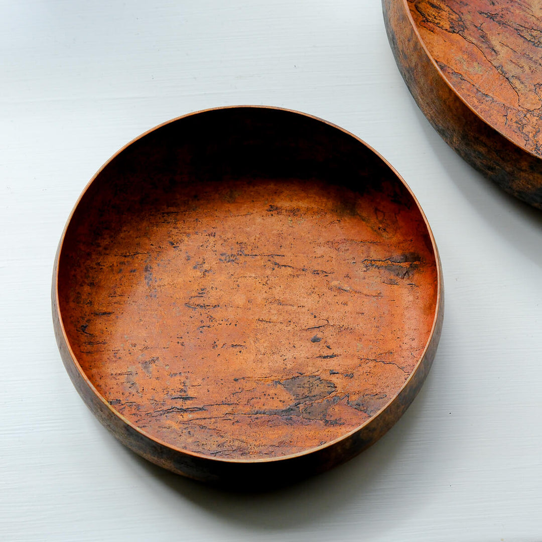 Laurenz Stockner, Schale Prettauer Kupfer, flach | Ø 20 cm (LS07)
