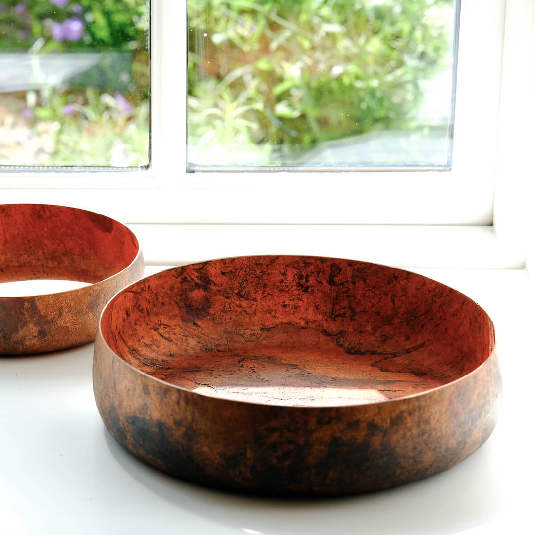 Laurenz Stockner, Schale Prettauer Kupfer, flach | Ø 28 cm (LS06)