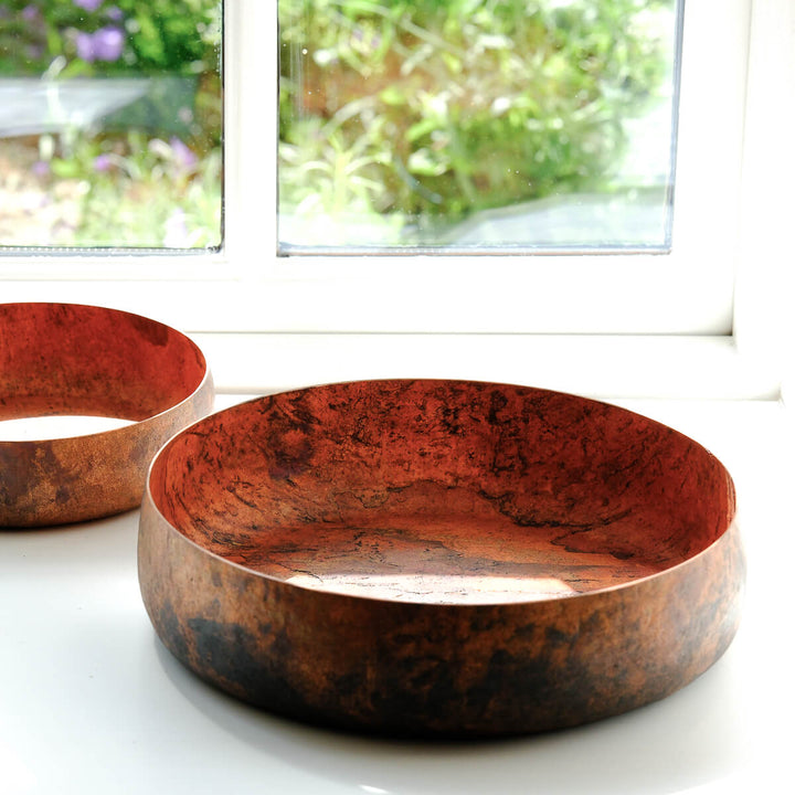 Laurenz Stockner, Schale Prettauer Kupfer, flach | Ø 28 cm (LS06)