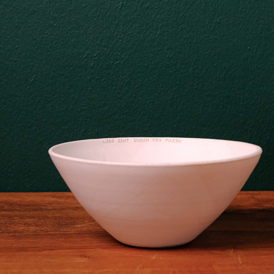 Marie Martin | Keramik Bowl mit individueller Beschriftung, weiß (MC05)