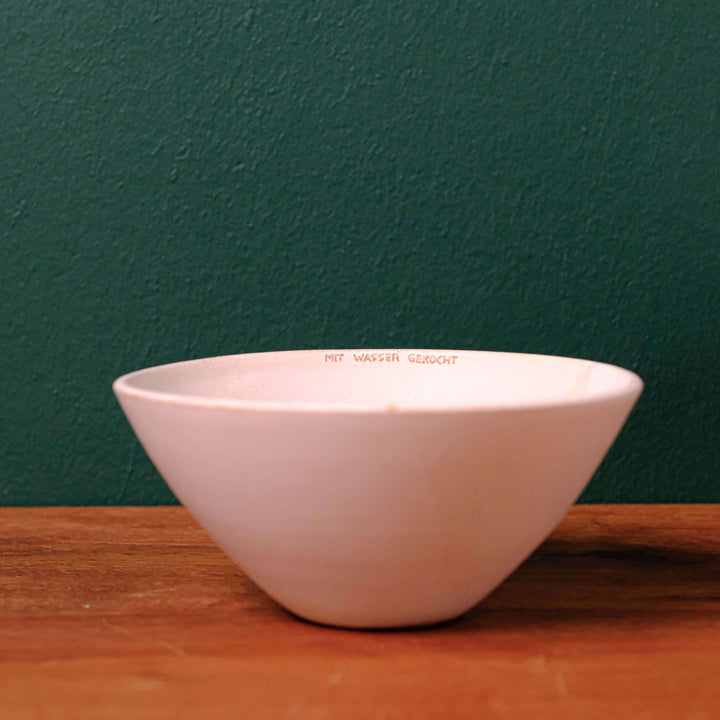 Marie Martin | Keramik Bowl mit individueller Beschriftung, weiß (MC05)