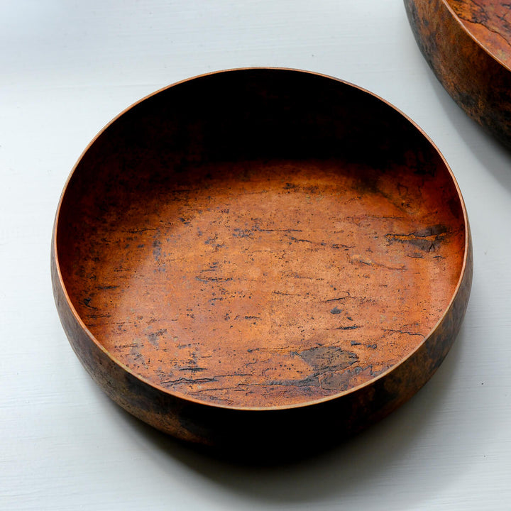 Laurenz Stockner, Schale Prettauer Kupfer, flach | Ø 20 cm (LS07)