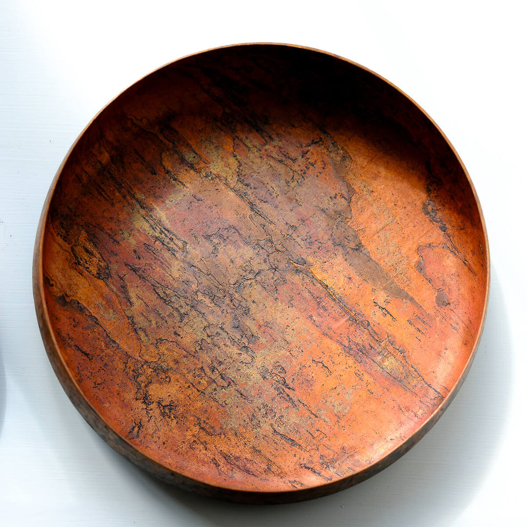 Laurenz Stockner, Schale Prettauer Kupfer, flach | Ø 28 cm (LS06)