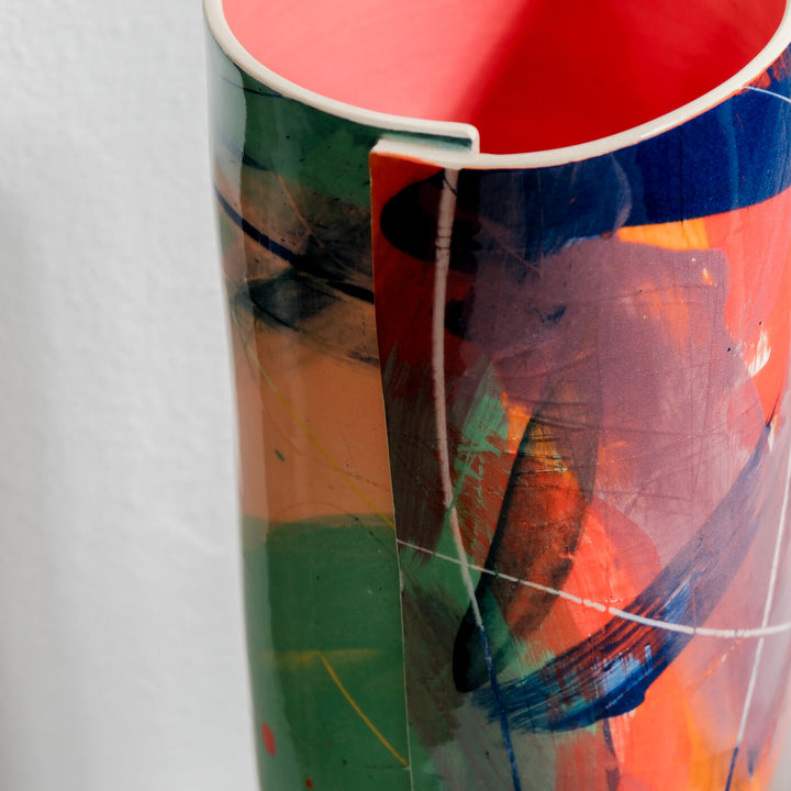 Elke Sada, Vase, Handmade, Earthenware | Colorful (ES08)