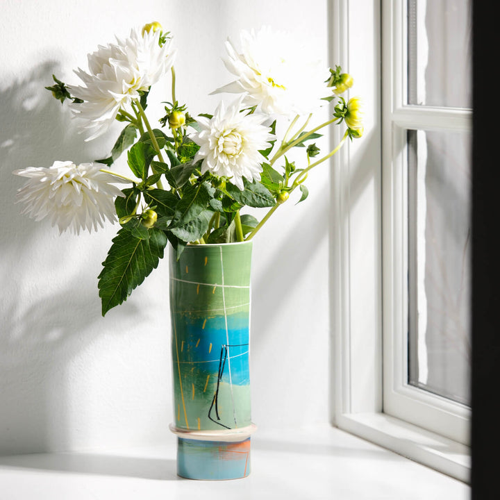 Elke Sada, Vase, Handmade, Earthenware | Colorful (ES05)