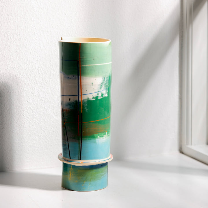 Elke Sada, Vase, Handmade, Earthenware | Colorful (ES05)