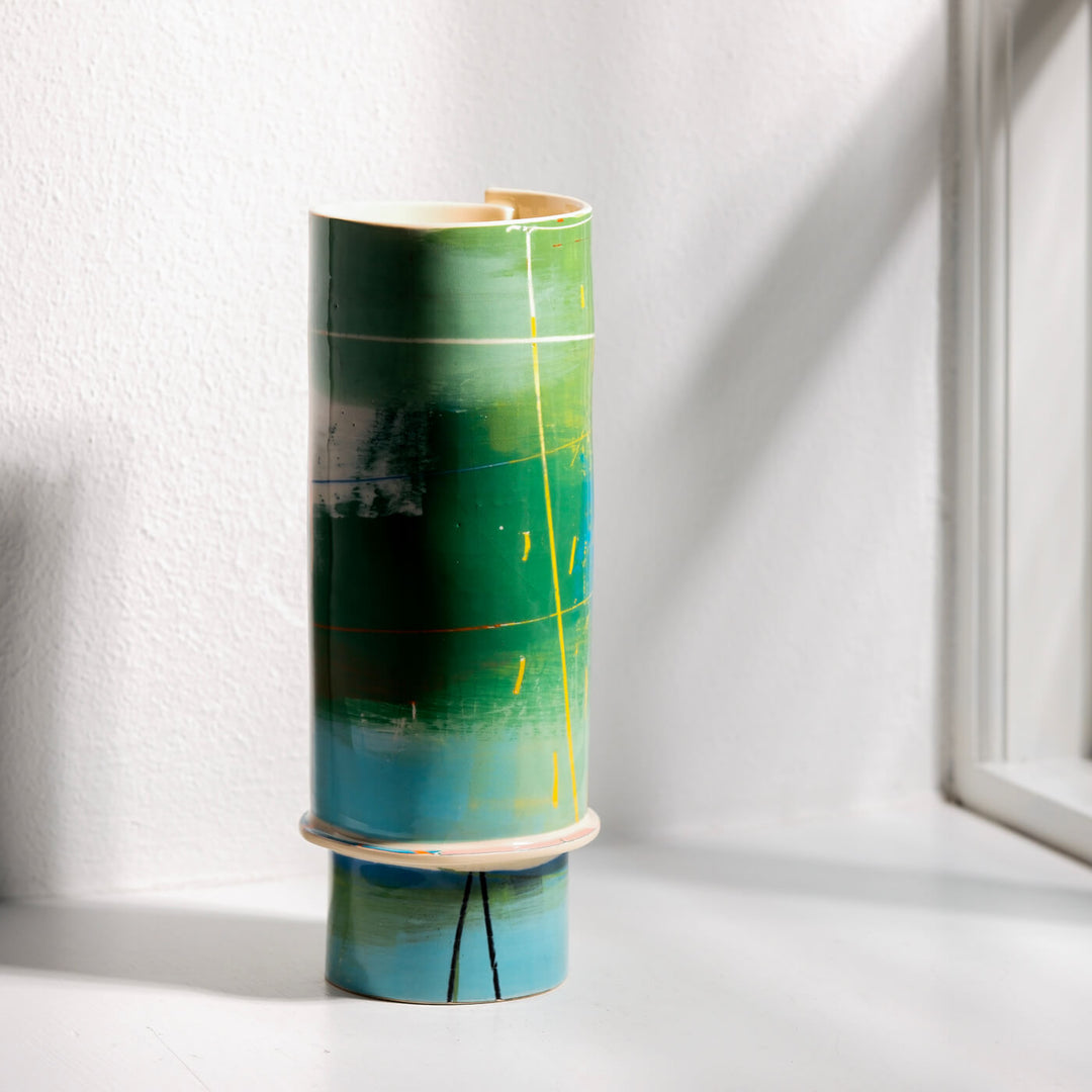 Elke Sada, Vase, Handmade, Earthenware | Colorful (ES05)