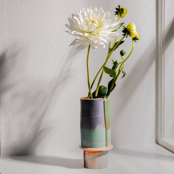 Elke Sada, Vase, Handmade, Earthenware | Colorful (ES02)