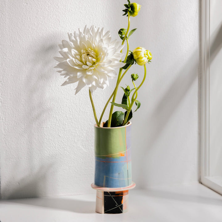 Elke Sada, Vase, Handmade, Earthenware | Colorful (ES02)