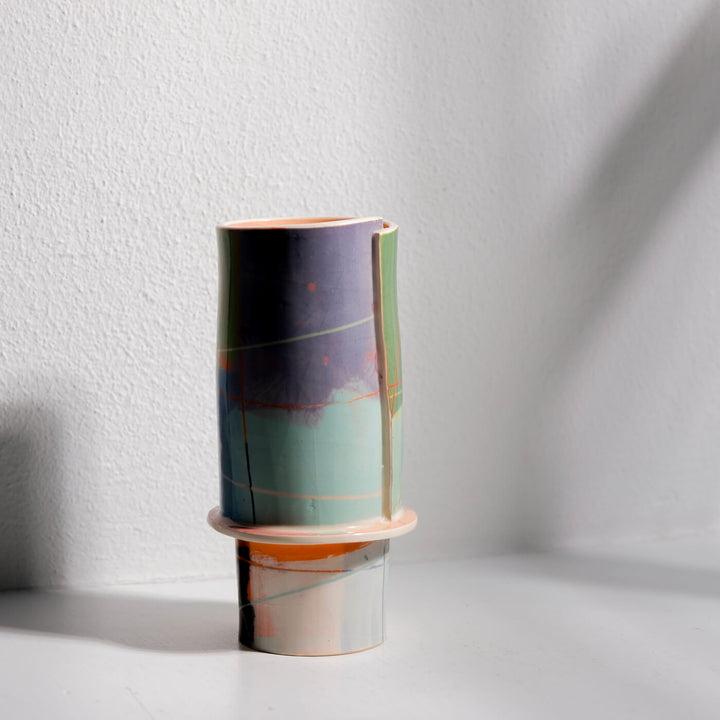 Elke Sada, Vase, Handmade, Earthenware | Colorful (ES02)
