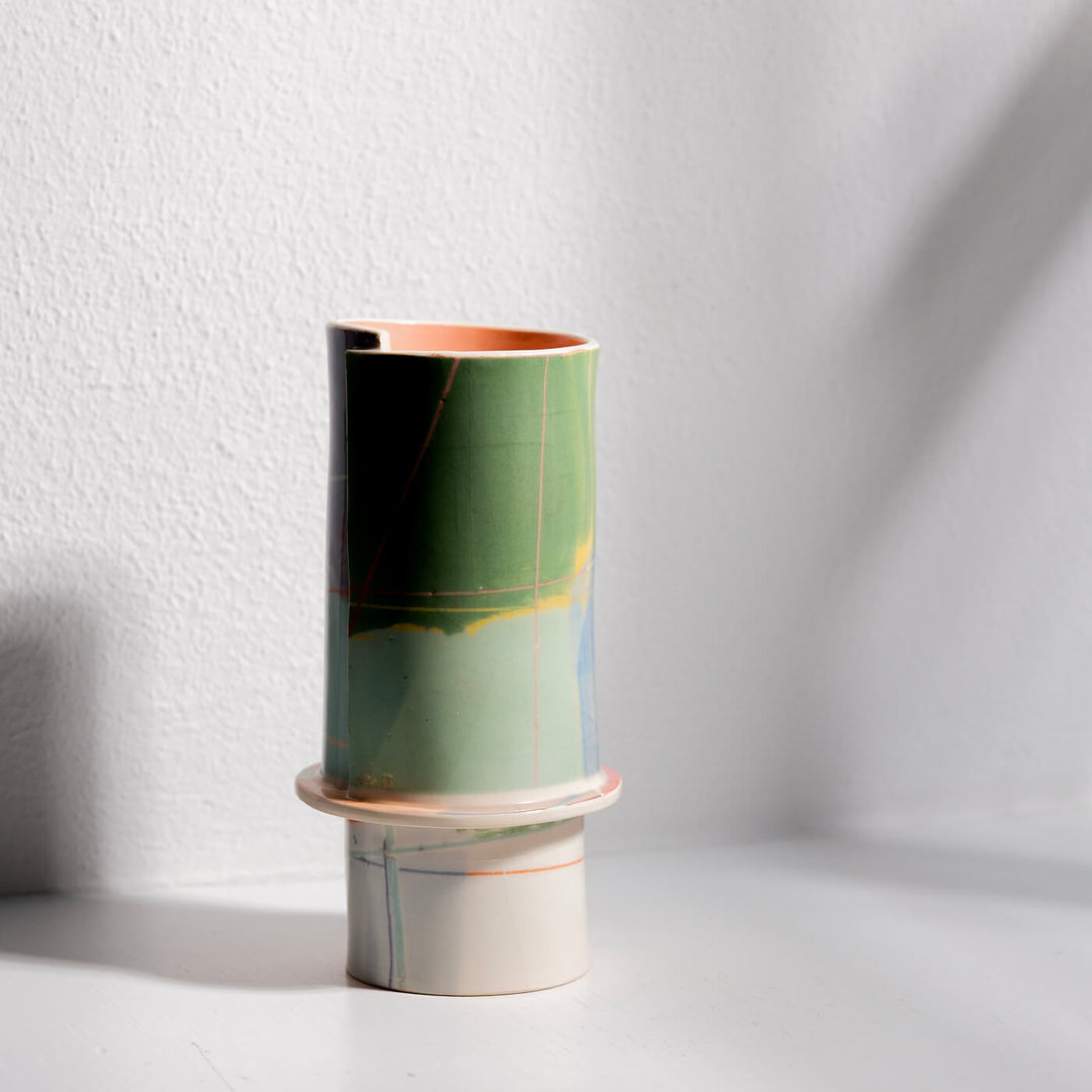 Elke Sada, Vase, Handmade, Earthenware | Colorful (ES02)