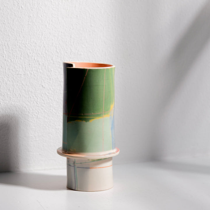 Elke Sada, Vase, Handmade, Earthenware | Colorful (ES02)