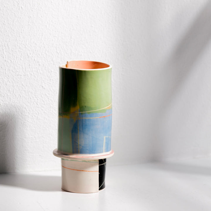 Elke Sada, Vase, Handmade, Earthenware | Colorful (ES02)