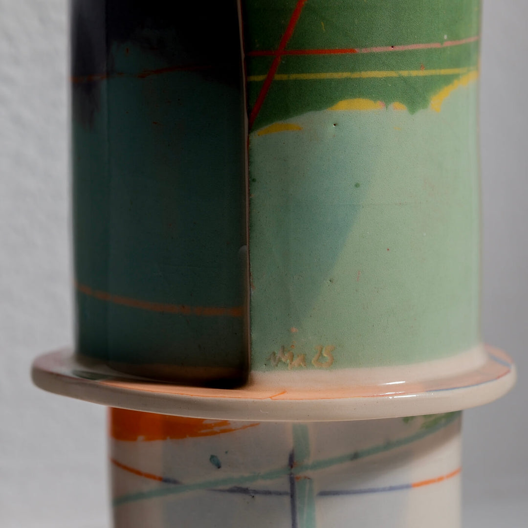 Elke Sada, Vase, Handmade, Earthenware | Colorful (ES02)