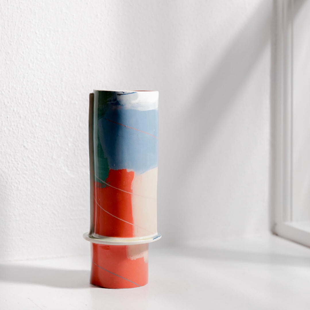 Elke Sada, Vase, Handmade, Earthenware | Colorful (ES03)