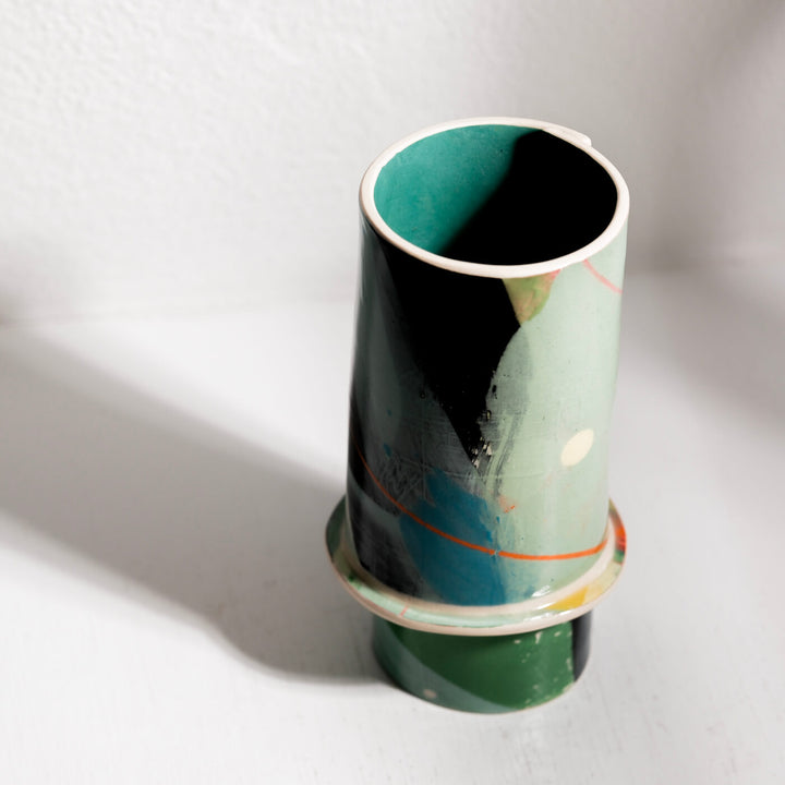 Elke Sada, Vase, Handmade, Earthenware | Colorful (ES01)