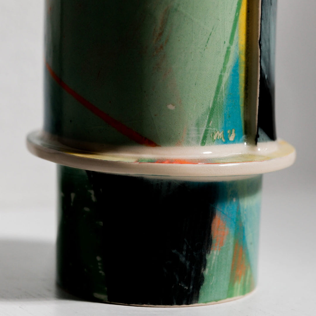 Elke Sada, Vase, Handmade, Earthenware | Colorful (ES01)
