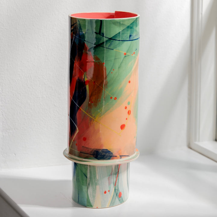 Elke Sada, Vase, Handmade, Earthenware | Colorful (ES08)